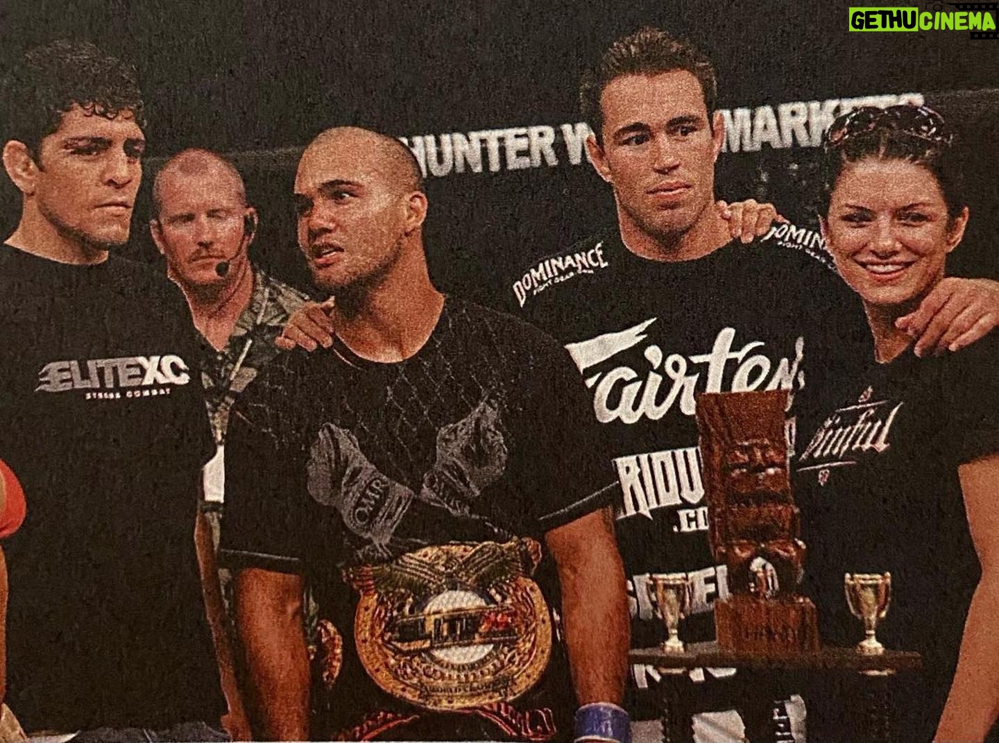 Gina Carano Instagram - ☺️ #Repost @jakeshields ・・・ Stumbled across this Throwback with @ginajcarano @nickdiaz209 @ruthless_rl @ajj_american_jiujitsu