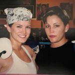 Gina Carano Instagram - One of the best compliments I ever received was Master Toddy telling me I reminded him of someone very special. 👉 @angieriveraparr ❤️always loved how crisp and brave you fought. That teep. 🤤Seeing it passed down to your daughter @jazzyparr_ is the absolute coolest thing to watch. Baby baby.. cobra cobra! ☺️ #Repost @angieriveraparr ・・・ My friend Asha "The Basha" of Penrith sent this photo to me! Last visit to Master Toddy's I made in 2014? I met @ginajcarano ❤️ This babe has done it all! Muay Thai, MMA, Gladiator, Movies, and more. Such an inspiration. 🤩 #takeitbacktuesday #muaythaiusa #lasvegas #mastertoddys