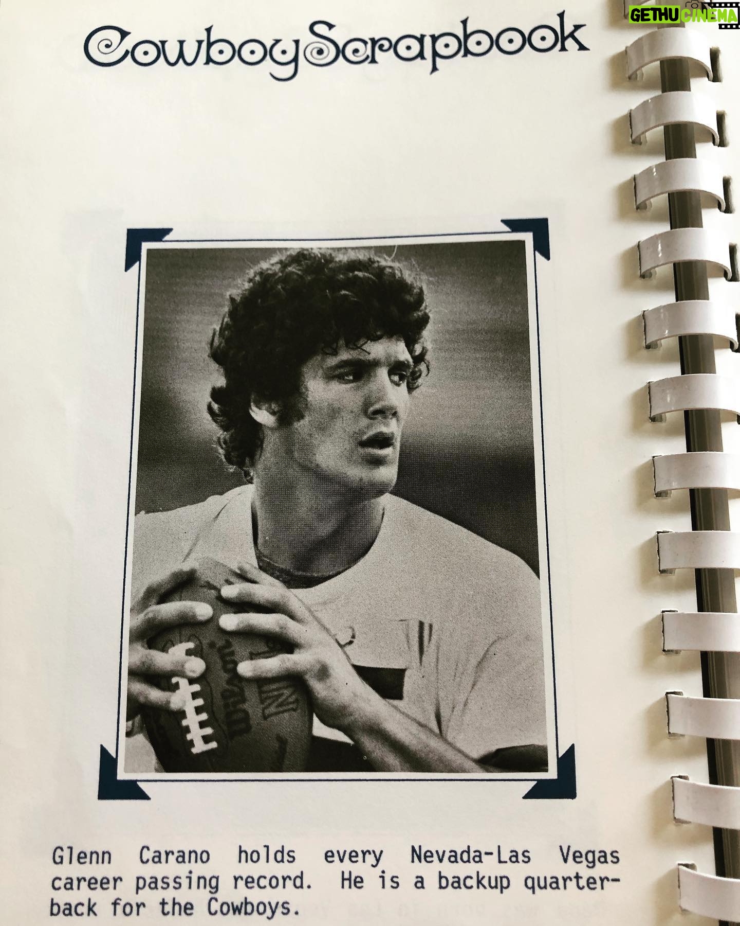Gina Carano Instagram - Today’s my dad and Uncle Geno’s bday. #twins Happy Birthday!! I love you so much. Just so proud of him and the person he is.. these old school football pics are my favorite to share. ❤️ this was from an old Dallas Cowboys scrapbook.