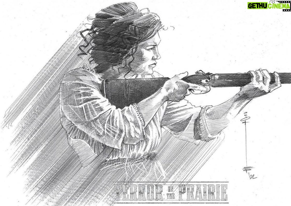 Gina Carano Instagram - “Terror on the Prairie” coming out SOON!! Details to come. Highlighting this artist today @soter_bentes awesome work. Thank you. ❤️