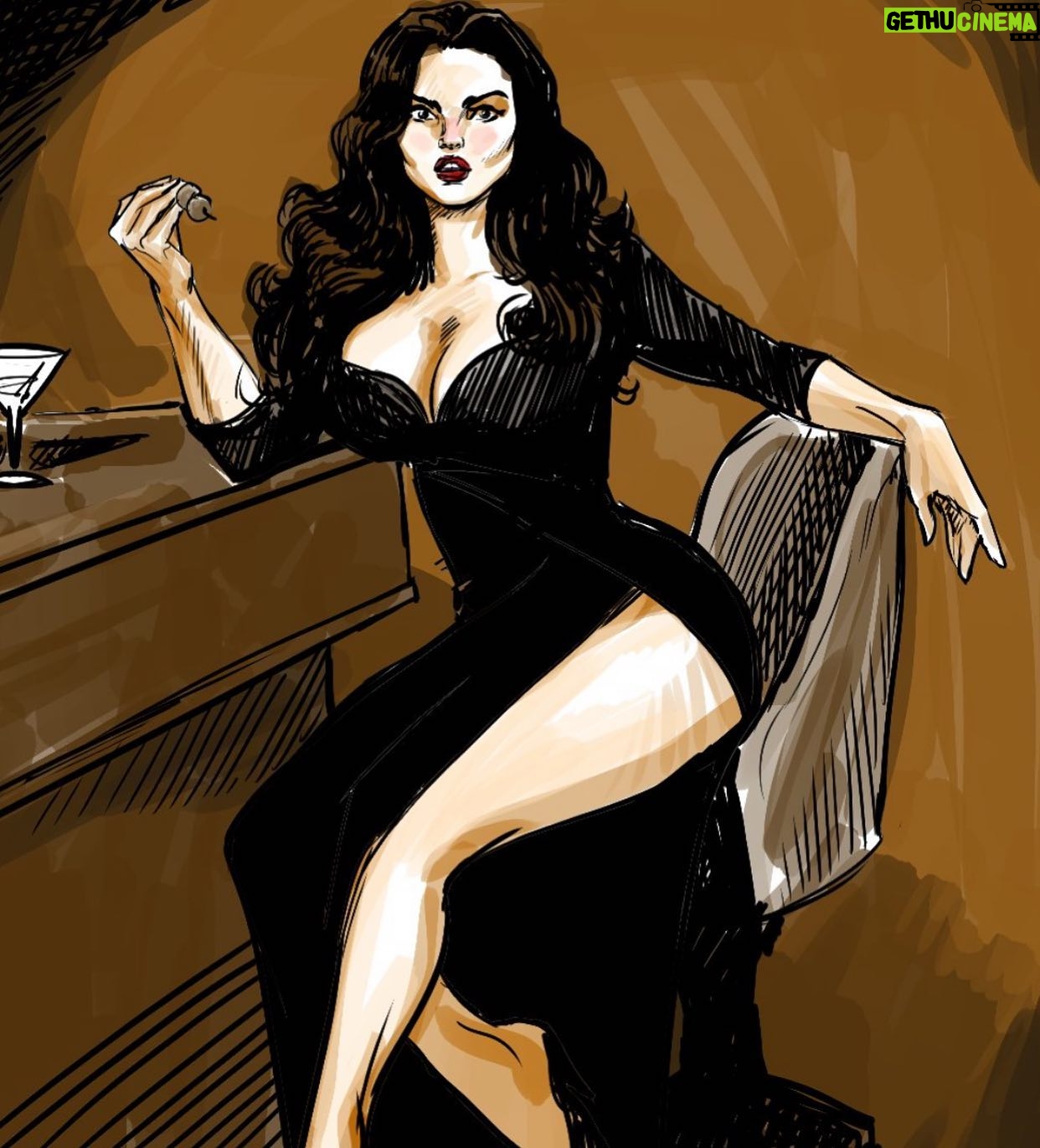 Gina Carano Instagram - 🖤 art by morsacaspaeto