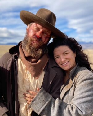 Gina Carano Instagram - We most definitely got the right Cowboy for the job.. ☺️ @cowboycerrone ⭐️ Hollywood better get ready for a new leading man. 💯 #CowboyCerrone