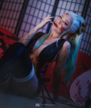 Gina Darling Instagram - Feeling cute. Might destroy a village later🩸#Daki #DemonSlayer

Cosplay made by: @stellachuuuuu
Photo: @alive_alf

#dakicosplay #anime #manga #cosplay