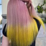 Gina Darling Instagram - Mitsuri hashira vibes! Spring is here so it’s time for some bright new colors!!! I love my hair stylists @kimi_hair_color! He’s taking only a couple new clients currently if you wanna book him, hurry!