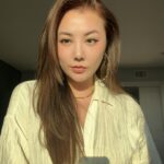 Gina Darling Instagram - Hi! I’m brunette now 🥰 Done by the best hairstylist in LA/SGV: @kimi_hair_color