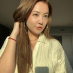 Gina Darling Instagram - Hi! I’m brunette now 🥰 Done by the best hairstylist in LA/SGV: @kimi_hair_color