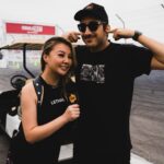 Gina Darling Instagram - Fast cars and TV shows. What more can you ask for? 🖤Oh also Kassem G @gmessak Photos: @christianthooo