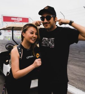 Gina Darling Instagram - Fast cars and TV shows. What more can you ask for? 🖤Oh also Kassem G @gmessak

Photos: @christianthooo