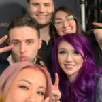Gina Darling Instagram - The Streamer Awards was a blast. Beautiful new hair color done by @kimi_hair_color! Here’s a photo dump full of cuties hehe 💖