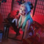 Gina Darling Instagram - I am Daki. Long live the Upper Moons. My first big cosplay! Daki from Demon Slayer! @StellaChuuuuu transformed me into my most favorite character! Check out the video! Link in bio! Photos: @alive_alf #dakidemonslayer #demonslayer #cosplay #dakicosplay #anime #manga