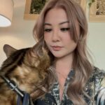 Gina Darling Instagram - Hi I dyed my hair brown. Watcha think? 🥰🥰🥰 Hair by @kimi_hair_color