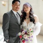 Gina Darling Instagram - My sister got married!!! From helping you get ready for your graduation to helping you zip up your wedding dress. I’m so lucky to watch you grow and take big steps in your life ❤️ Now I have a tanga panget soosmaryosep balikbayan Filipino dude for a brother in law 😂 I love you both!❤️👰🏻‍♀️🤵🏽