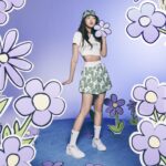 Gingle Wang Instagram - ： 初春，我們一起去賞花吧 💐🤍 #puma @puma