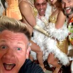 Gino D’Acampo Instagram – Look what just popped up on my phone… @fred_sirieix @gordongram , ready for another road trip?! 🚍
GDx