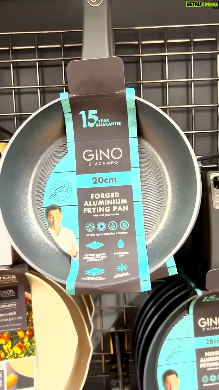 Gino D'Acampo Instagram - Or you can buy yourself a new set of Gino pans 😜. Available at @asda … #Cookware #ad #ASDA GDx