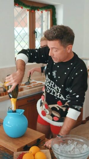 Gino D'Acampo Instagram - Tonight we celebrate Christmas, D’Acampo Style! I can’t wait to show you guys what we cooked this year… Catch Gino’s Italian Christmas Feast tonight on @itv at 8:30pm. Buon Natale…. 
GDx