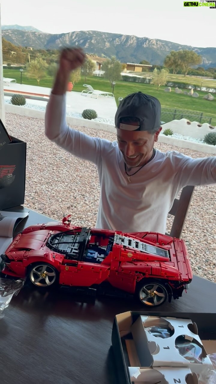 Gino D'Acampo - 18.8K Likes - My first ever Lego 😎….well done @ferrari @lego you made a very cool toy..…. GDx