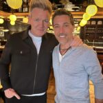 Gino D'Acampo Instagram - Just met this Scottish guy for lunch at the amazing @luckycatbygordonramsay … We are trying to come up with an idea for a show together, what do you think? 😎 @gordongram @fred_sirieix GDx