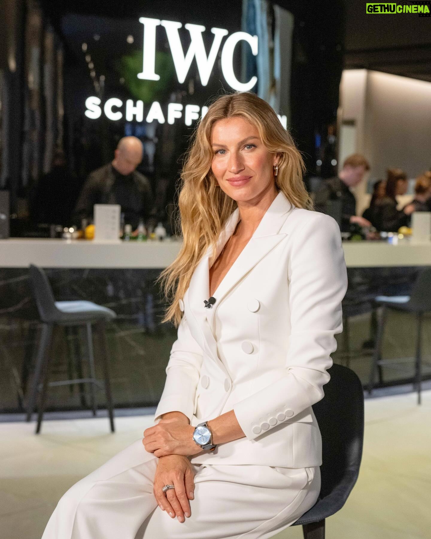 Gisele Bündchen Instagram - Thank you #IWCfamily for inviting me to #WatchesandWonders2024 and to visit your beautiful manufacture where I got to see first hand all the incredible craftsmanship that goes into making your timeless pieces. Thank you for having me. #IWCportugieser #AD