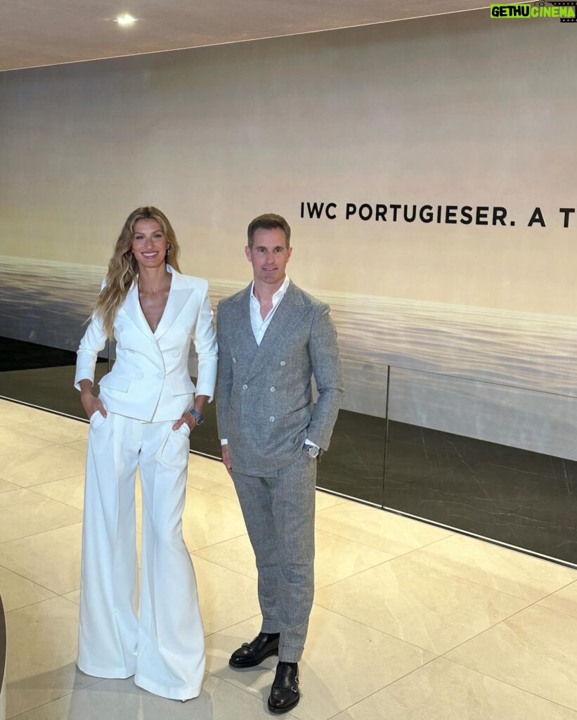 Gisele Bündchen Instagram - Thank you #IWCfamily for inviting me to #WatchesandWonders2024 and to visit your beautiful manufacture where I got to see first hand all the incredible craftsmanship that goes into making your timeless pieces. Thank you for having me. #IWCportugieser #AD