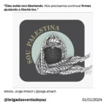 Giselle Itié Instagram - Neste ano que se inicia, vale que cada um olhe para o próprio coração e perceba que a compaixão e o trabalho feito em prol da P4lestin4, e também de toda humanidade e do planeta, volta para nós mesmos, que nos tornamos mais livres. 🕊️ Que o amor, o afeto e a coragem acompanhem a todos neste 2024. São os votos das Brigadas da Verdade e da Paz. ♥️✊🏾🇵🇸 Fonte: @mothercarejourney