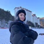 Glaiza de Castro Instagram - Ito na nga ang isa sa mga coldest locations namin sa @gmarunningmanph in South Korea! At tonight niyo na rin ma wi witness ang first nametag ripping for this season! May pag rip sa winter eh! Paano?! Abangan mamayang 7:15pm on @gmanetwork 😎