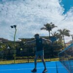 Glaiza de Castro Instagram – Tried a new sport that requires a different kind of paddling 😆🎾