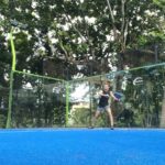 Glaiza de Castro Instagram – Tried a new sport that requires a different kind of paddling 😆🎾