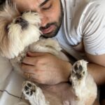Glenda Loures Instagram - Domingo 💜🐶👶🏻