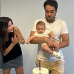 Glenda Loures Instagram - 4 meses do nosso godinho gostoso 🤍💙 Te amamos cada dia mais, filho !!