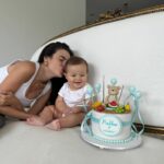 Glenda Loures Instagram - 7 meses do nosso príncipe 🍉🍎🍓🍍🍋 • Obrigada @luchocolates por esse bolinho mais lindo