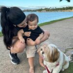 Glenda Loures Instagram - Photodump com fotos fofas do passeio do dia 🌅💙👶🏻🐶