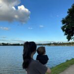 Glenda Loures Instagram - Photodump com fotos fofas do passeio do dia 🌅💙👶🏻🐶