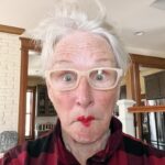 Glenn Close Instagram - It's a topsy/turvy day. And red lipstick makes me feel insecure. Breathe deeply . Turn off social media. Look at the sky...if you can. Feel the earth underneath you...maybe through numerous layers. Don't worry if you have to fart. Breathe some more...maybe not right after the fart. Wipe the red lipstick off. You are NOT ALONE...though you may want to be.