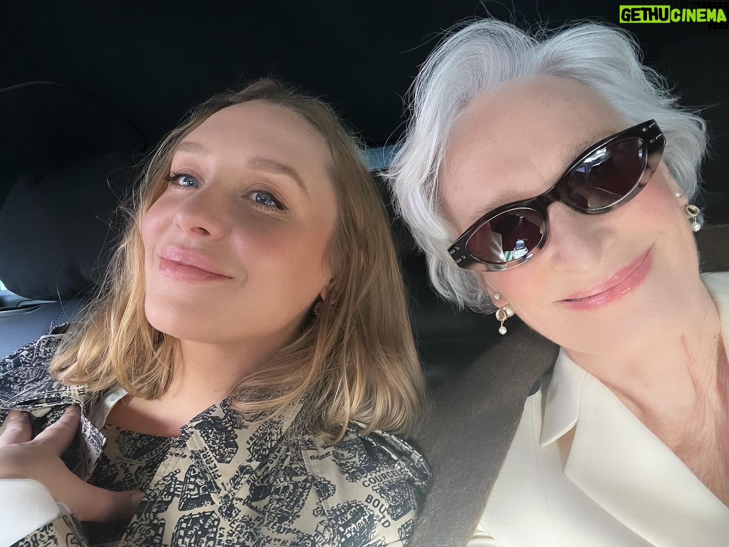 Glenn Close Instagram - ON OUR WAY! @dior @diorbeauty @parisfashionweek #thenewlookseries @anniemstarke