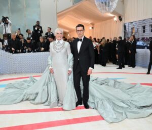 Glenn Close Instagram - What an extraordinary night at the Met Gala. I was so honored to be wearing Erdem while on the arm of the gallant, attentive, witty and supremely talented Erdem Moralioglu, himself. Thank you, Anna Wintour, for creating a truly extraordinary night. Somewhere in the cosmos, Karl Lagerfeld surely felt the love.