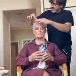 Glenn Close Instagram - Curtis sculpting for the MET BALL.