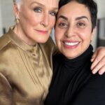 Glenn Close Instagram - Makeup artist extraordinaire , Angela Levin, having worked her magic to help me glam up for The Breakthrough Prize celebrations at The Academy Museum. THANK YOU! #breakthroughprize @breakthrough