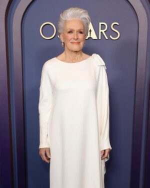 Glenn Close Instagram - Deeply honored to present an honorary Oscar to Carol Littleton at the Governor's Awards tonight. It was an extraordinary evening. 4 honorees! Carol Littleton, Angela Bassett, Mel Brooks and Michelle Slater. I was so proud to be in that room and was very moved by all that was said. 

@96thacademyawards 
#governorsawards2024 
@dior 
#curtiswilliamforeman @angelalevinmakeup