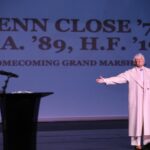 Glenn Close Instagram - Yesterday, the Main Stage Theater at the spectacular new Arts Quarter at my Alma Mater--The College of William & Mary in Virginia--was dedicated in my name! It was a profound honor for me. W&M was my first real community. I have always thought of my experience there as the watering of my desert...allowing me to be able to grow and bloom. That very stage launched me into my career. Pippy was there with me to pay tribute to the little dog who trotted at my heels throughout my college career--Penny. So many beautiful spirits gathered around us yesterday on that stage. I am humbled and deeply grateful. Thank you: President Rowe Provost Charles Poston Dean Susan Raitt Karino Gibson Orchesis Modern Dance Group Select members of the M&M Wind Ensemble @william_and_mary