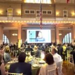 Gloria Estefan Instagram - It’s a privilege to once again host @statueellisfdn awards and help to honor the contributions of incredible immigrants who have woven their cultures into the fabric of this great land and made it even better! Congratulations to the 2024 recipients, @clara_wu_tsai and @carminedisibio for their incredible contributions to the U.S.A. and the world! 🇺🇸👏🗽¡Es un privilegio presentar una vez más los premios @statueellisfdn y ayudar a honrar las contribuciones de inmigrantes increíbles que han tejido sus culturas en la tela de esta gran nación y la han hecho aún mejor! ¡Felicidades a los beneficiarios de 2024, @clara_wu_tsai y @carminedisibio por sus increíbles contribuciones a los EE. UU. y al mundo! #EllisIsland #StatueOfLiberty