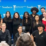 Gloria Estefan Instagram - Thank you @southernscsu for all the love!!! It was a GREAT pleasure to be here and spend time with you all! It was an honor to be part of the Mary and Louis Fusco Distinguished Lecture! ❤️🥰 And a big thank you to all my fans that came from all over to join me on this great night!! ¡Gracias @southernscsu por todo el amor! ¡Fue un GRAN placer estar aquí y pasar tiempo con todos ustedes! ¡Fue un honor formar parte de la Conferencia Distinguida de Mary y Louis Fusco! ¡Y un gran agradecimiento a todos mis fans que vinieron de todas partes para unirse a mí en esta gran noche!