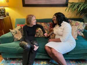 Gloria Steinem Instagram - How lucky for me that in this moment that we need to organize like never before, I had already planned a long overdue Talking Circle with @chasinggarza who has been organizing since she was a teen getting her middle school health center to carry contraception long before she recognized that as a political act. Her leadership has given us #BlackLivesMatter and the @blklivesmatter Global Network, @Supermajority, @blackfutureslab and many other movement builders that expand our notions of what organizing might look like.

Take her advice. "See the forest through the trees." 

As I have said and continue to say, “F*CK them.” We are going to do what we have to do, as we always do.

If you want to know how we have been through this before and survived, the link in bio. Thank you to @masterclass for making this a free resource.