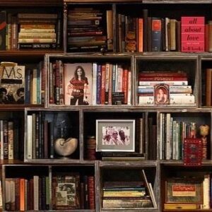 Gloria Steinem Instagram - As a little girl, books were my escape. I didn’t attend school until I was 10, so I would read anything I could get my hands on from the local library. Now at 88, I’ve achieved my dream of having a library ladder and shelves filled with books that I love, sorted by categories like “Women’s History” and “Written by Friends.” That’s why this creative project, a Bookscape photograph of my bookshelves, is truly a project of the heart. 

In this age of Zooming, I've noticed that most people are seen in front of their bookcases, and we peer around to see what books we might learn from. I hope even one of the books on my shelves piques your curiosity.

The artist Max-Steven Grossman photographed the bookshelves in my home and created this work of art, and in partnership with @spondergallery launched it at Art Miami   Context. It is for sale now and proceeds are generously being donated to Gloria’s Foundation, which will preserve my home and these bookshelves for future generations of activists. The link for more details is in my bio.