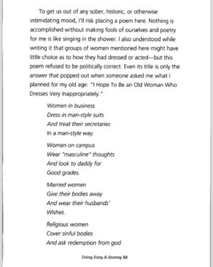 Gloria Steinem Instagram - On the 60th birthday of my dear friend @therealmariskahargitay I was reminded of this poem I wrote when I turned 60. Hoping it can be a source of inspiration (or at least laughter) for her and anyone making this decade!