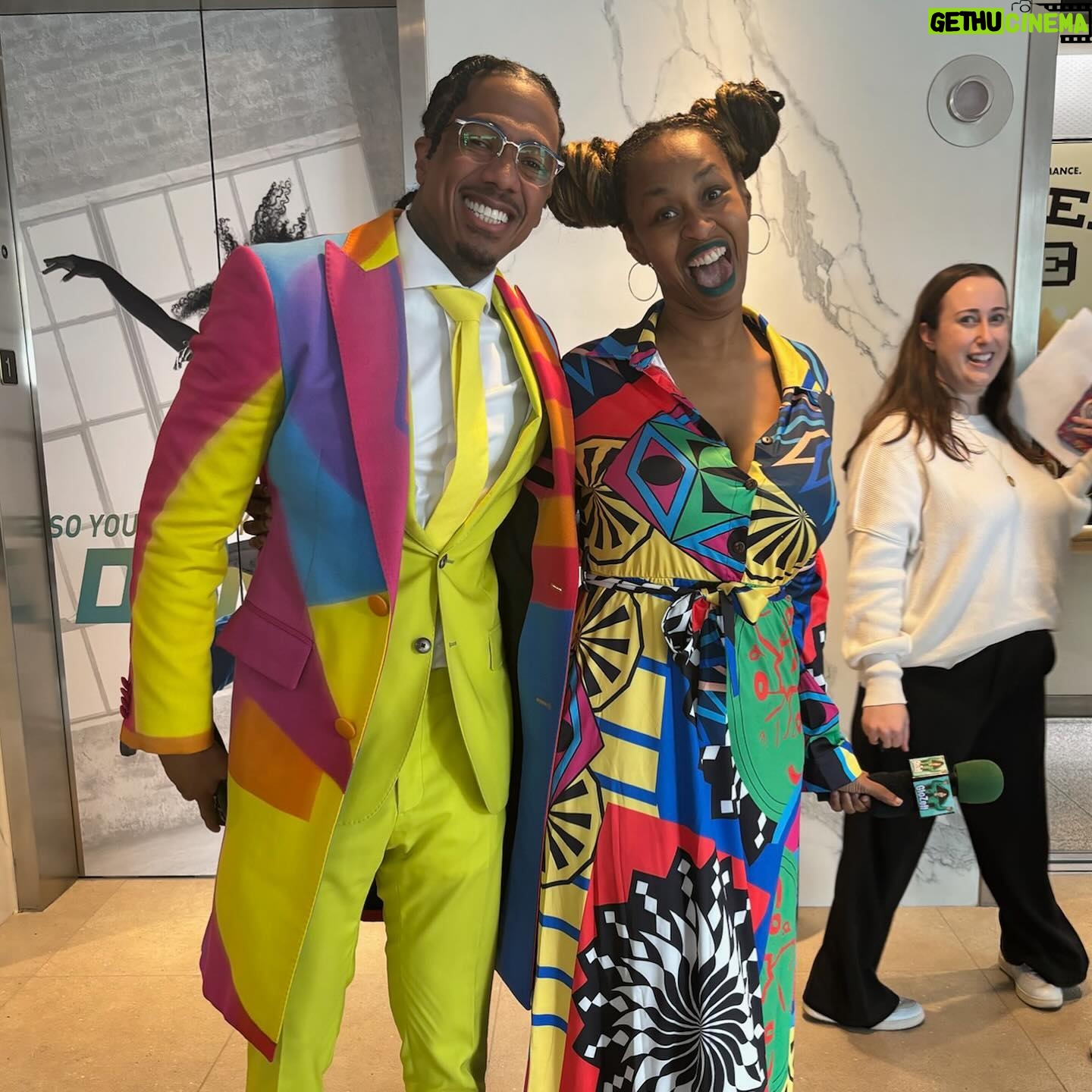 Glozell Green - 3.3K Likes - I had a great time at @foxtv for their spring preview! Nick Cannon and I are matching!!! #FoxAmbassador