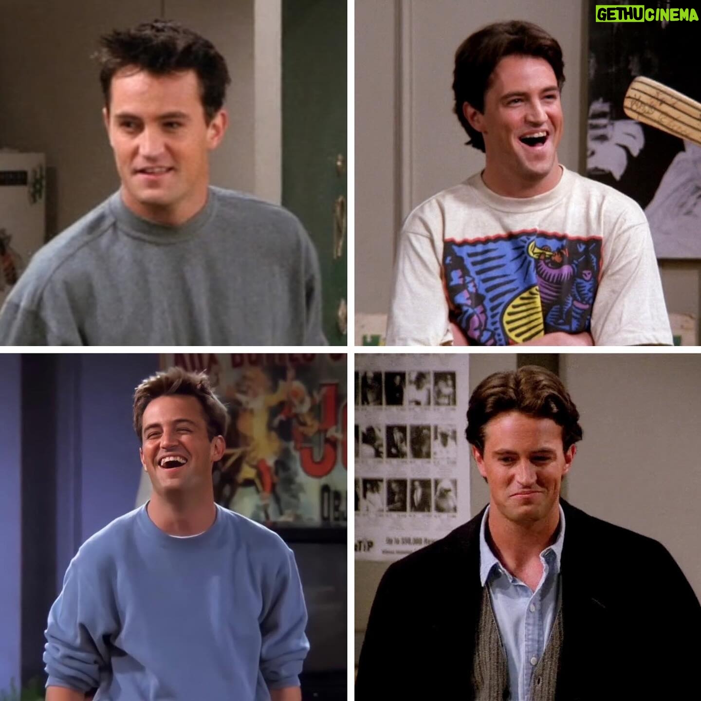 Gonca Vuslateri Instagram - Chandler Bing .. I will always remember you the wonderful character you brought to the world of television.. #friends #chandlerbing #matthewperry #turkey #actorsneverdie #friendsfanpage #friendsforever #friendscast