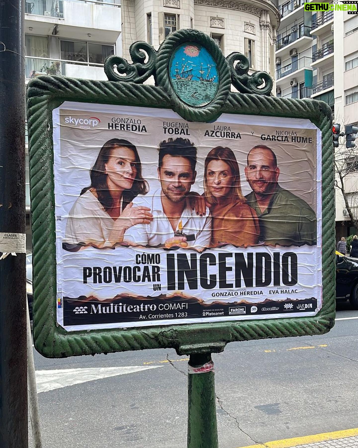 Gonzalo Heredia Instagram - Hoy estrenamos “Cómo provocar un incendio” y todo es felicidad. Aguante estar vivo. 🔥🌈❤️