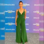 Grace Byers Instagram - Thank you @Deadline for today’s #FYC Contenders Panel🔋 stylist x @adenarohatiner fit x @ongoajpairamofficial makeup x @tayriverabeauty hair x me shoes x @stuartweitzman Thank you Glam!💚 #Harlem #Emmys @harlemonprime