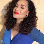 Grace Byers Instagram - Thank you to my glam team for the amazing energy and endless talent as we prepared for @accesshollywood today! 🔷 Chatting all things @harlemonprime S2, The Blackening and life. stylist x @adenarohatiner makeup x @tayriverabeauty hair x @rena.calhoun dress x @staud.clothing pumps x @sam_edelman jewelry x @sterlingforever 💙